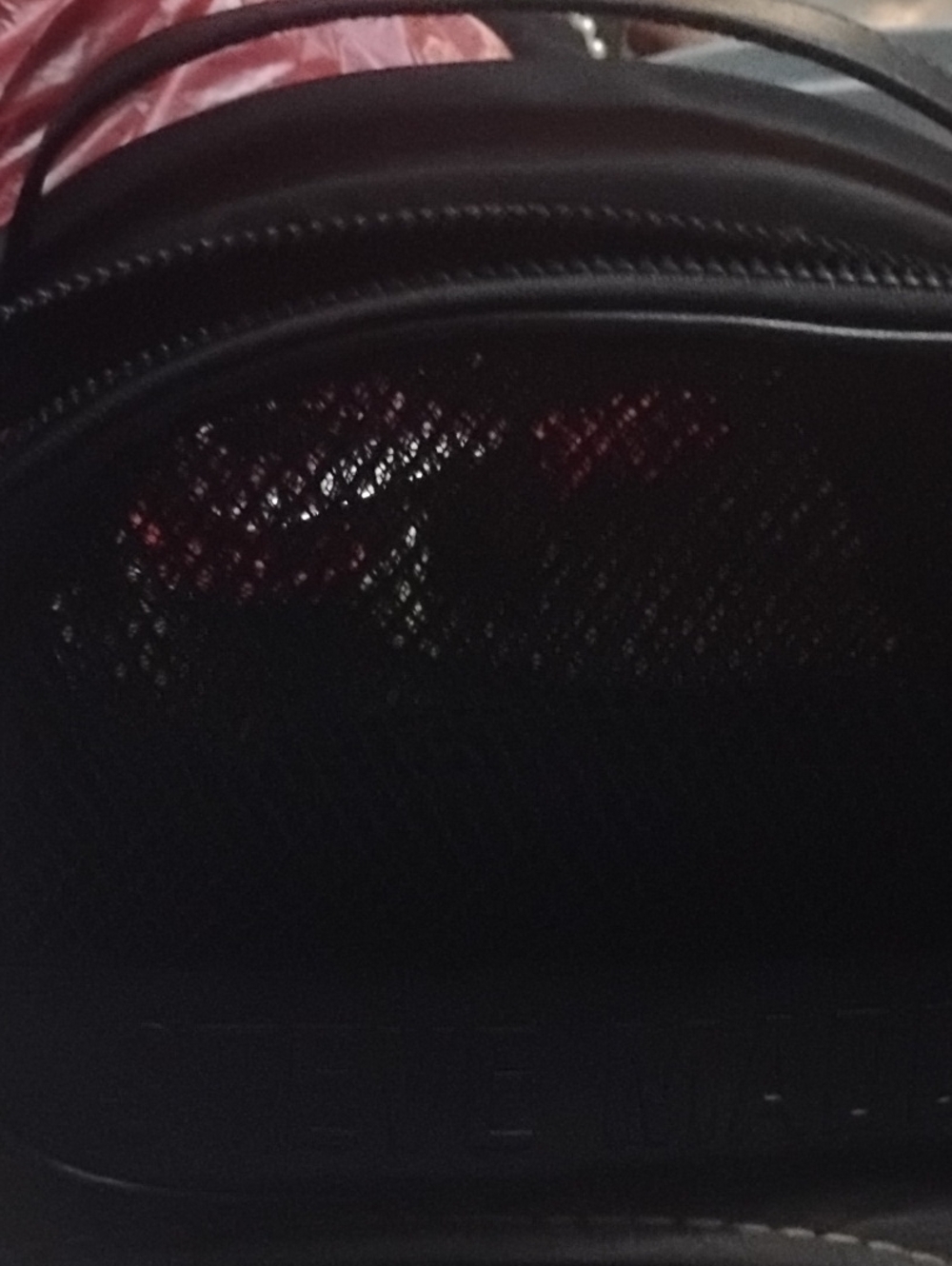 Steve Madden's Mesh Cosmetic Bag